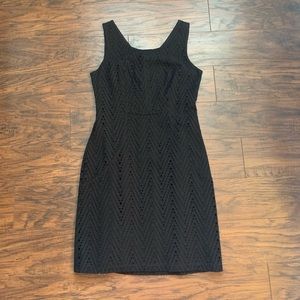 The Limited black eyelet dress